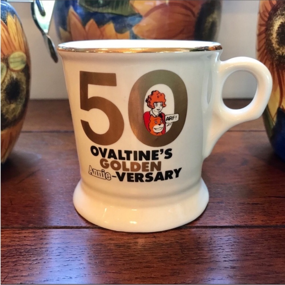 Vintage Ovaltine Annie-Versary Mug